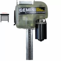 Limit Learning Roll-Up Garage Door Motor (2xSingle Doors)